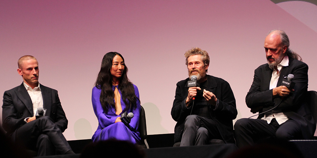 Edmund Donovan, Greta Lee, Willem Dafoe, Kent Jones - Late Fame screening - NYFF - September 28, 2025