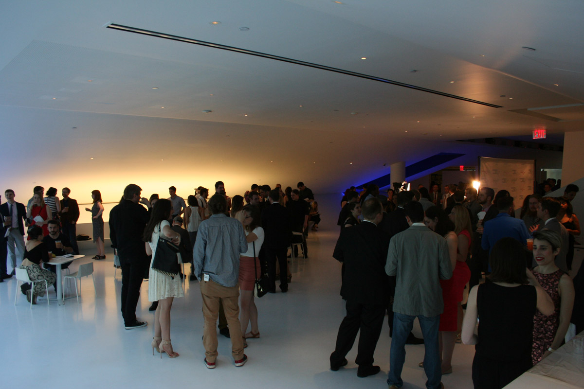 Sparrow Film Project 12 Gala: Early crowd gathering and mingling before the screening