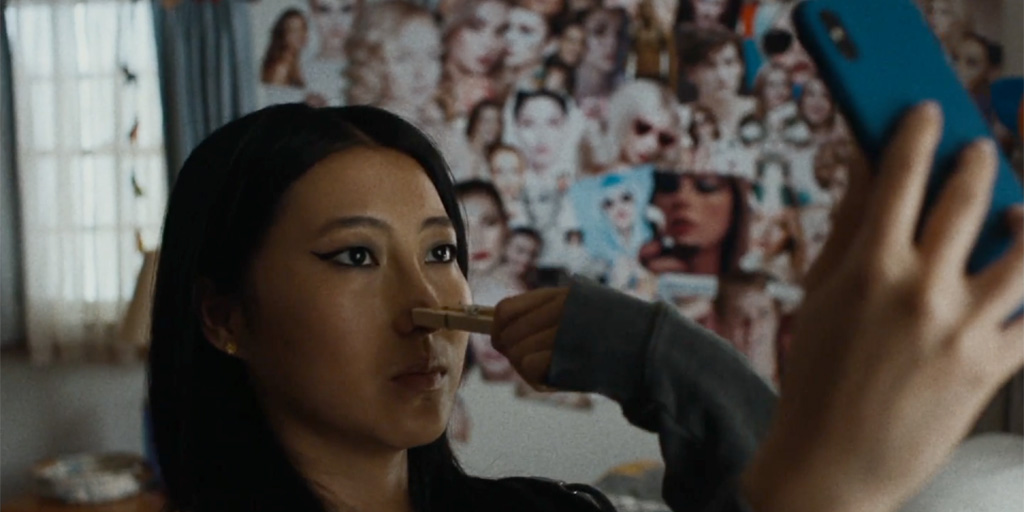 screenshot from Slanted - Shirley Chen as Joan Huang