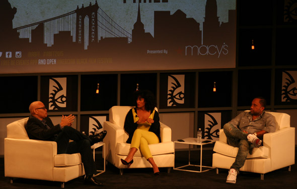 Larry Wilmore talks with Tracee Ellis Ross and Kenya Barris about their ABC show Blackish