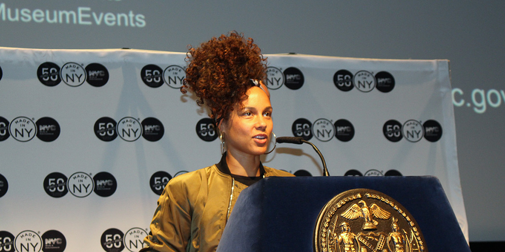 Alicia Keys at Mayor's Office of Media and Entertainment 50 Years of Magic event - June 8, 2016