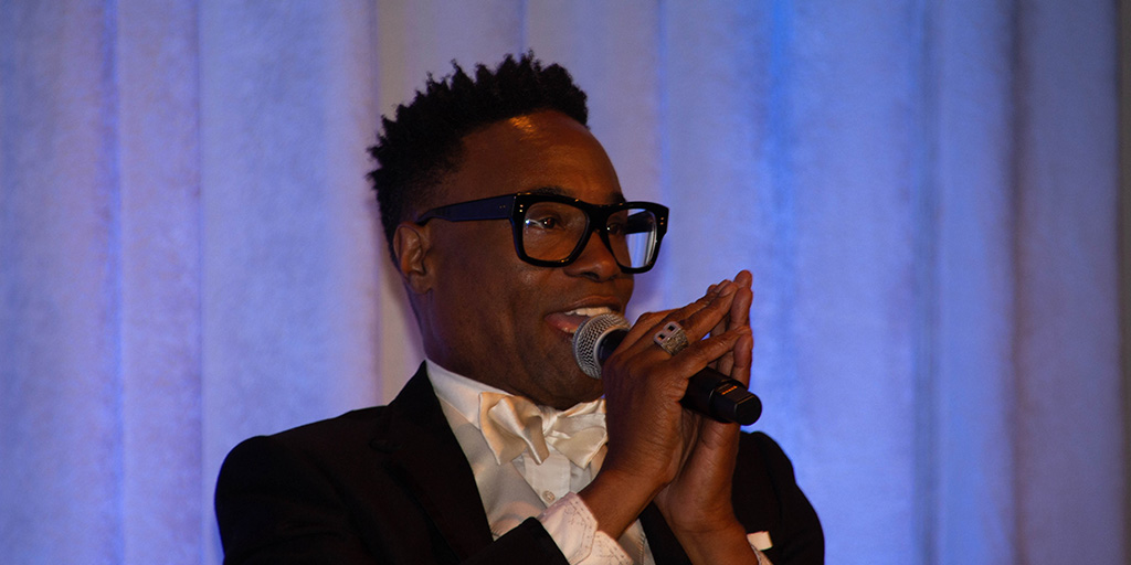 Billy Porter at the NAB Show at Javits Convention Center. October 17, 2019