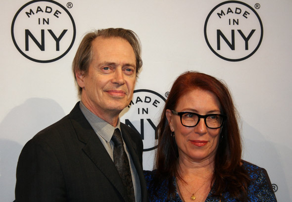 Made In NY Award Honoree Steve Buscemi and his wife Jo Andres