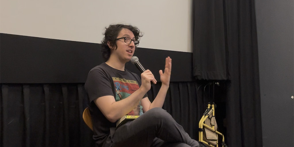 Zack Weiner (Co-Writer) - Bad Shabbos screening - New Plaza Cinema - September 6, 2025