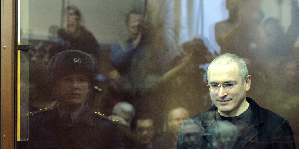 Still from Citizen K - Mikhail Khodorkovsky