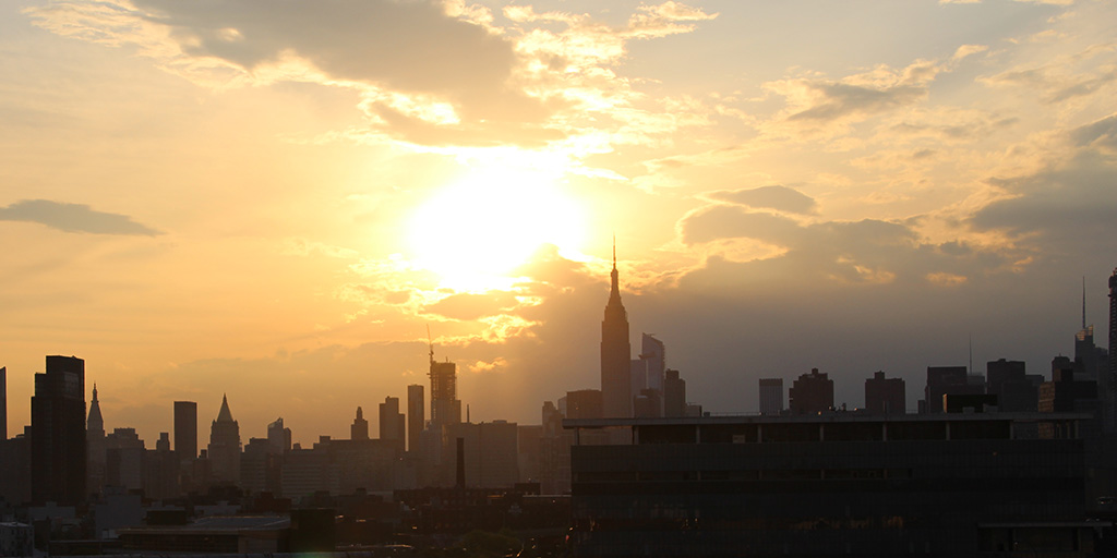 Daytime skyline of Manhattan