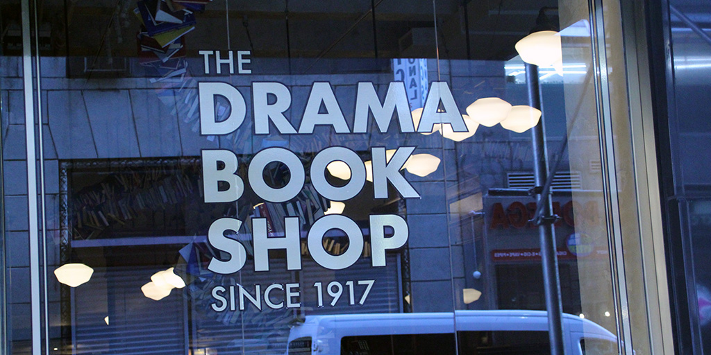 Storefront for the new location of The Drama Book Shop