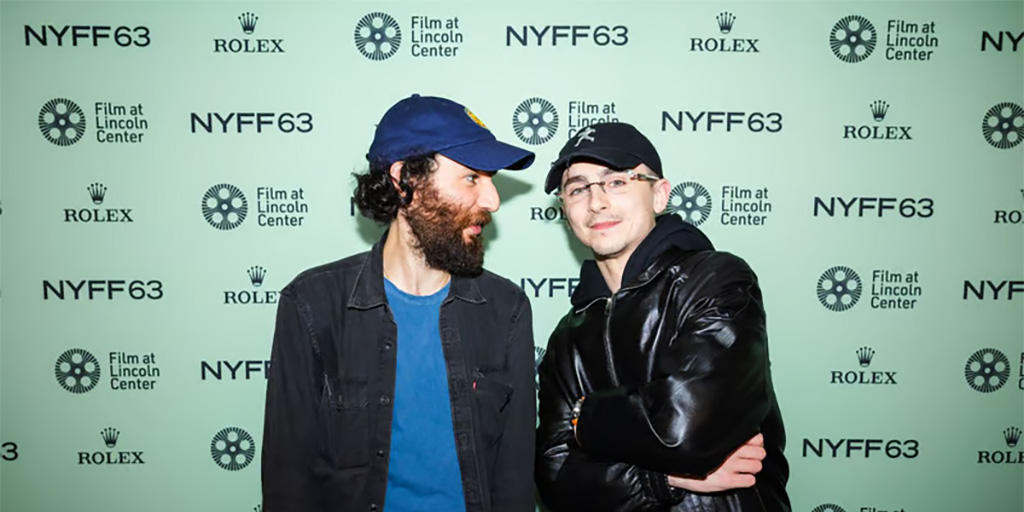 Josh Safdie and Timothee Chalamet - Marty Supreme secret screening at NYFF63
