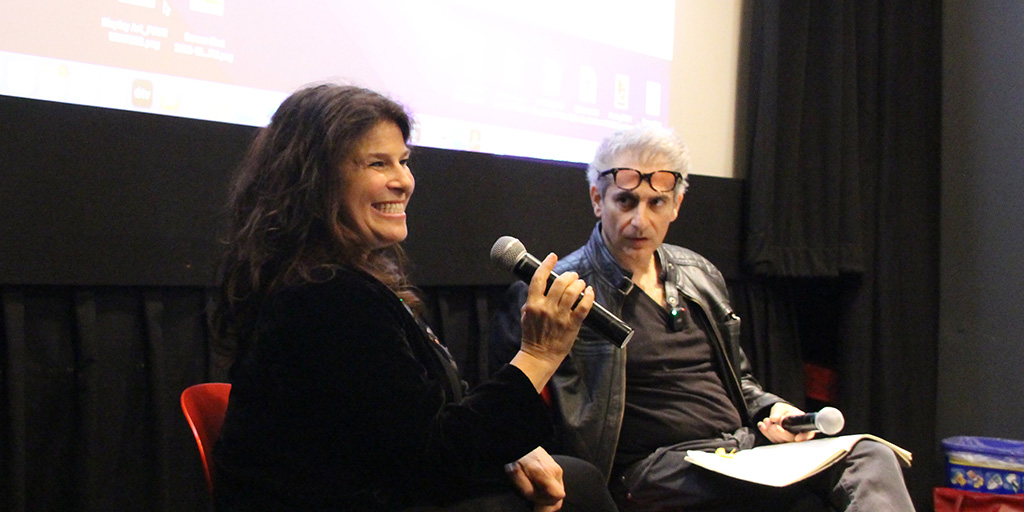 Director Julia R. Mintz and Michael Imperioli