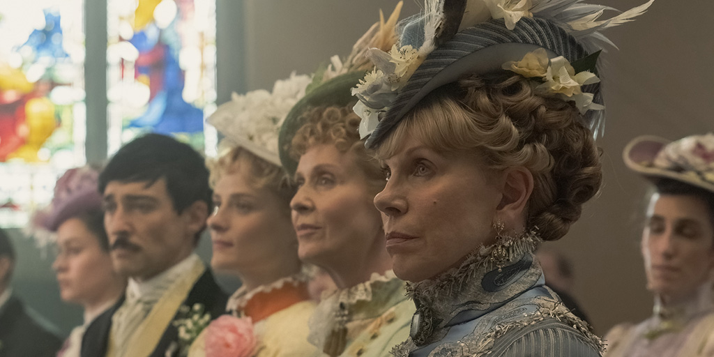 Blake Ritson, Louisa Jacobson, Cynthia Nixon, Christine Baranski