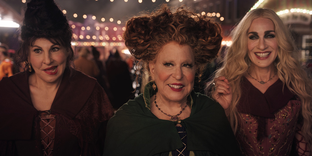 Kathy Najimy, Bette Midler, Sarah Jessica Parker. Photo courtesy of Disney Enterprises.