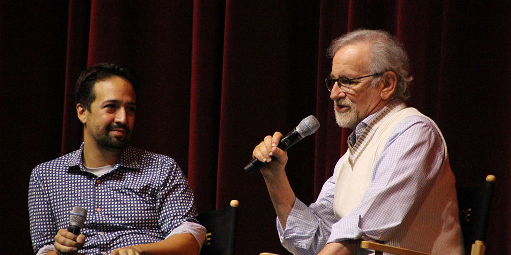 Lin-Manuel Miranda and Steven Spielberg - Raiders of the Lost Ark screening and Q&A at United Palace - June 26, 2022