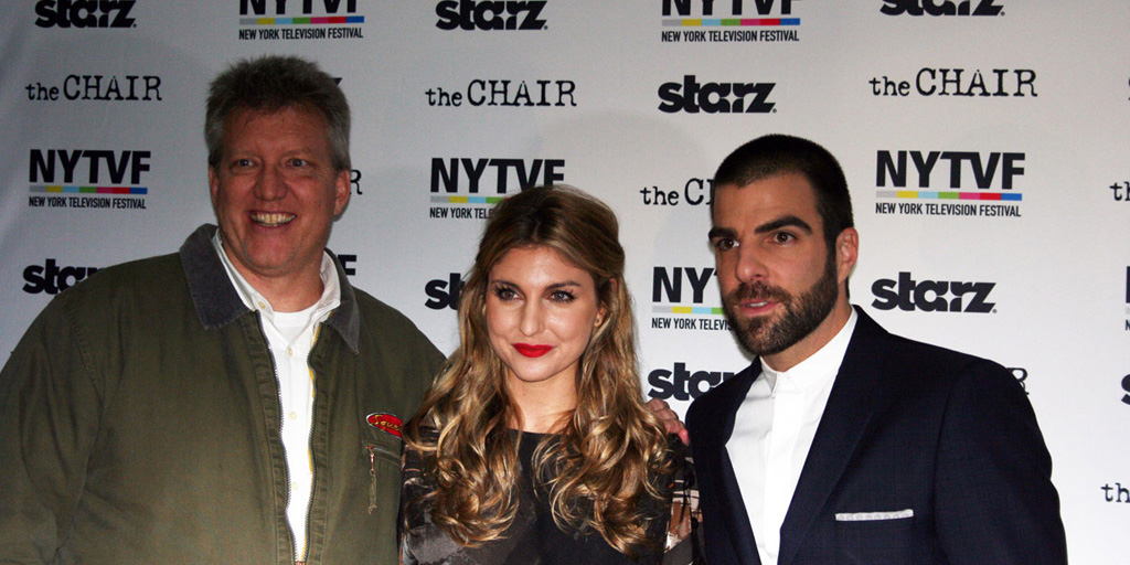 Chris Moore, Anna Martemucci, Zachary Quinto