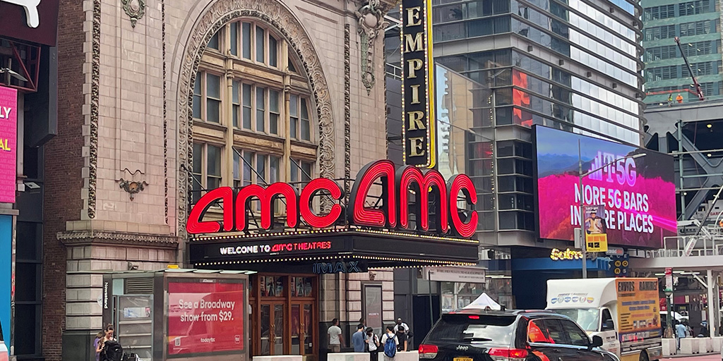 AMC's Empire 25 Theater in Midtown Manhattan