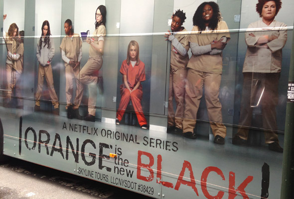 Orange is the New Black bus art