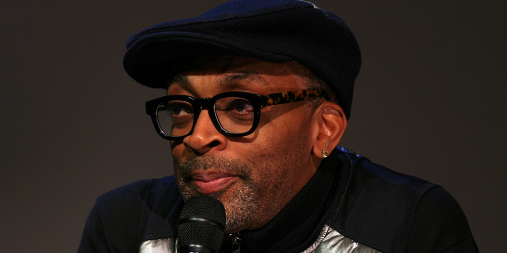 Spike Lee promoting Da Sweet Blood of Jesus at the Apple Store in SoHo - February 9, 2015.