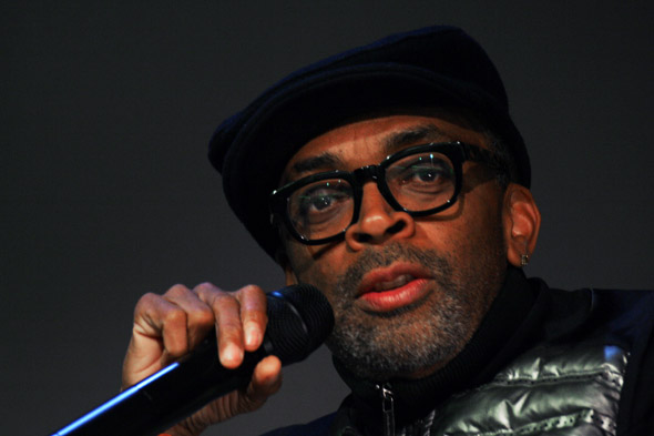 Spike Lee talks about his latest Joint - Da Sweet Blood of Jesus at the Apple Store in SoHo on Monday, February 9