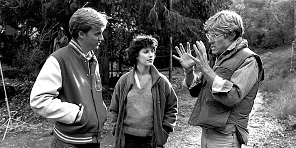 Lab participants and Robert Redford 1986 - courtesy of Sundance Institute