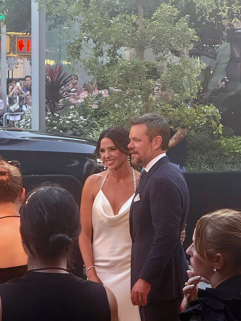 Luciana Barroso, Matt Damon