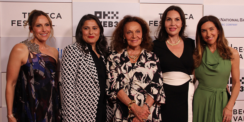 Tracy Aftergood, Sharmeen Obaid-Chinoy, Diane Von Furstenberg, Fabiola Beracasa Beckman and Trish Dalton